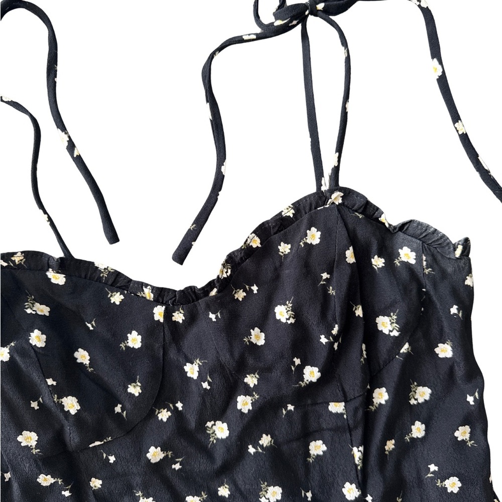 Sundress with Floral Accents